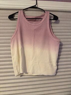 American Eagle Outfitters Pink Ombre Sleeveless Tank